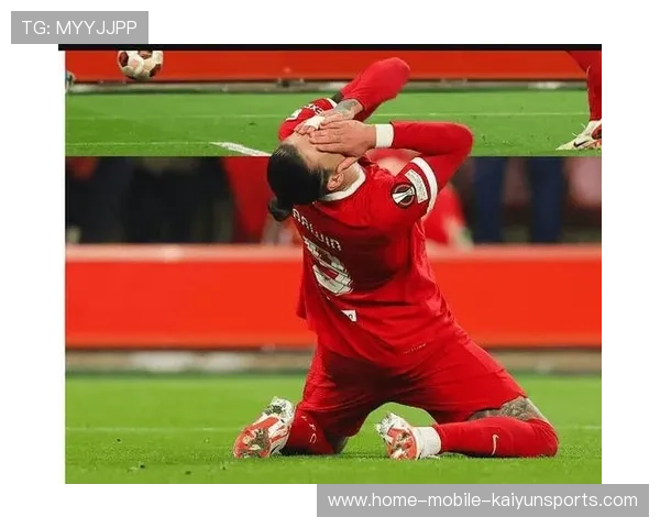 利物浦努涅斯门前扑倒捅射仍然得分力量太强,展现超级球员本色